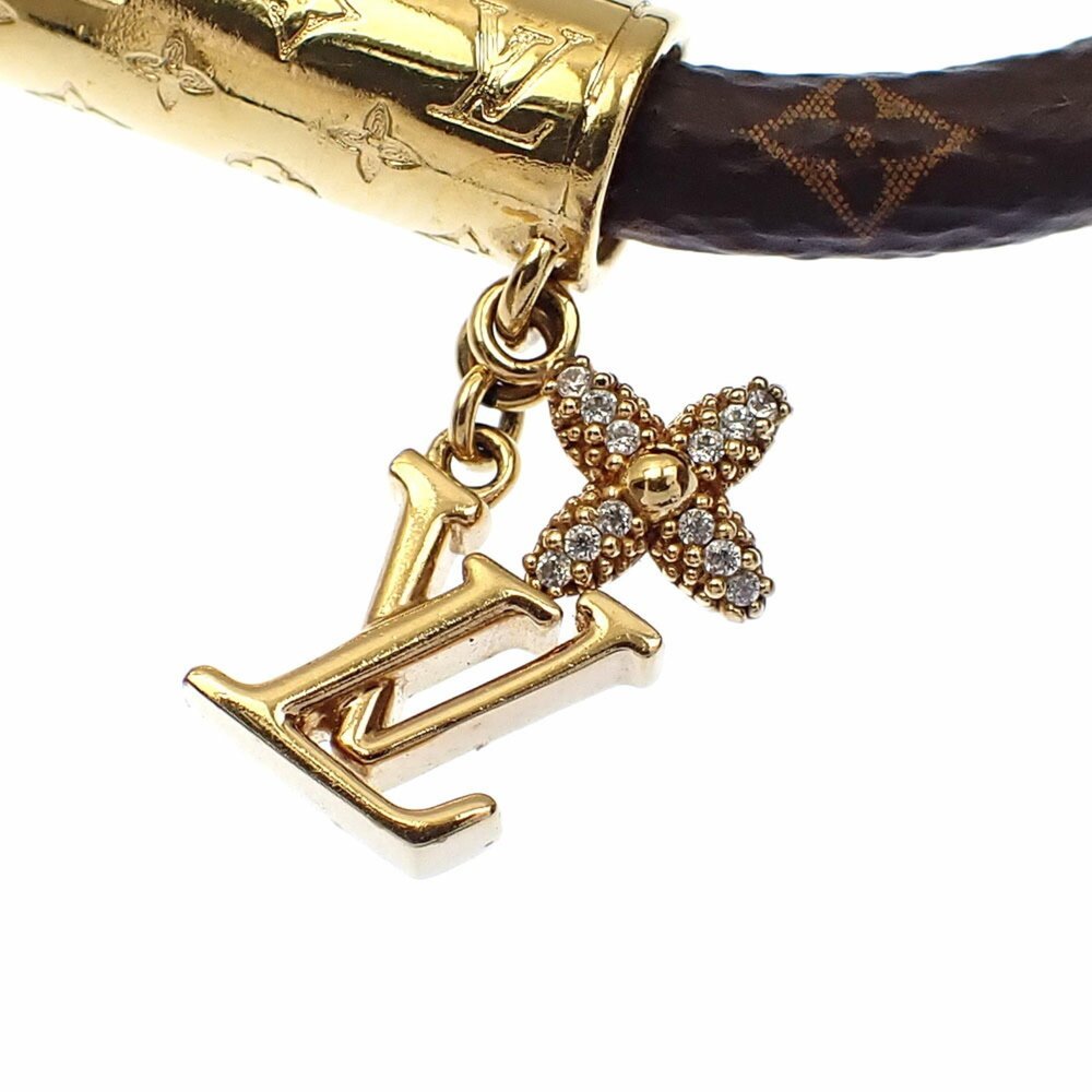 LOUIS VUITTON Brown Monogram Canvas Charm Bracelet - Picture 2 of 6